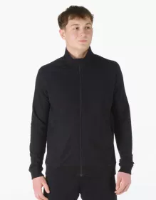 GINA pánské mikina s dlouhým rukávem, dlouhý rukáv, šité, jednobarevné ECO Bamboo Sport 99008P