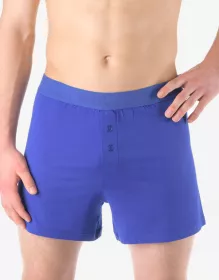 GINA pánské trenky volné, šité, jednobarevné Eco Bamboo 75195P