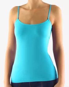 GINA dámské košilka, úzká ramínka, bezešvé, jednobarevné MicroBavlna 08004P