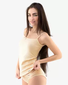 GINA dámské košilka prodloužená, úzká ramínka, bezešvé, jednobarevné MicroBavlna 08015P GINA dámské košilka prodloužená, úzká ramínka, bezešvé, jednobarevné MicroBavlna 08015P