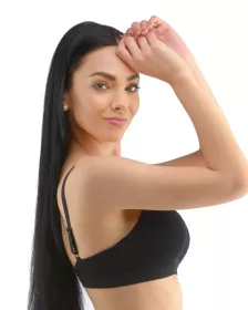 GINA dámské podprsenka vyztužená, push-up, bezešvé, jednobarevné Eco Bamboo 07019P EcoBamboo