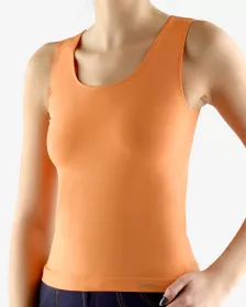 GINA dámské tílko, širší ramínka, bezešvé, jednobarevné MicroPolyamid 08008P