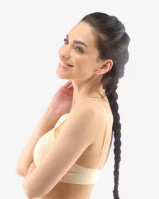 GINA dámské top podprsenkový s úzkými ramínky, úzká ramínka, bezešvé, jednobarevné Bamboo PureLine 07010P GINA dámské top podprsenkový s úzkými ramínky, úzká ramínka, bezešvé, jednobarevné Bamboo PureLine 07010P