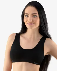 GINA dámské top podprsenkový se širokými ramínky, bez kostice, bezešvé, jednobarevné MicroBavlna 07005P GINA dámské top podprsenkový se širokými ramínky, bez kostice, bezešvé, jednobarevné MicroBavlna 07005P