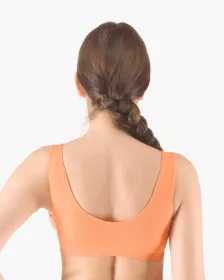 GINA dámské top podprsenkový se širokými ramínky, bez kostice, bezešvé, jednobarevné Bamboo PureLine 07011P