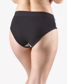 GINA dámské kalhotky klasické, širší bok, šité, s potiskem Disco XVIII 10277P