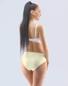 GINA dámské kalhotky klasické, širší bok, šité, jednobarevné 10282P