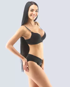 GINA dámské kalhotky klasické, širší bok, šité, jednobarevné 10283P - tělová 42/44