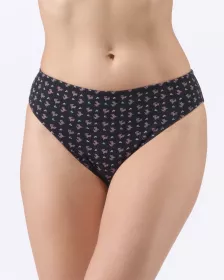GINA dámské kalhotky klasické, širší bok, šité, s potiskem 10286P