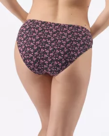 GINA dámské kalhotky klasické, širší bok, šité, s potiskem 10290P