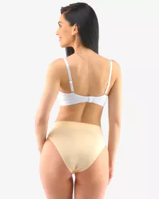 GINA dámské kalhotky klasické s úzkým bokem, úzký bok, šité, jednobarevné Disco Solid 10252P