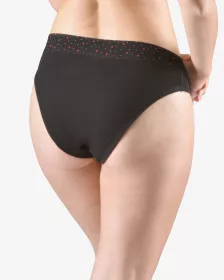 GINA dámské kalhotky klasické s úzkým bokem, úzký bok, šité, s potiskem Disco XVIII 10280P