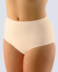 GINA dámské kalhotky klasické ve větších velikostech, větší velikosti, šité, jednobarevné 11088P - černá 54/56