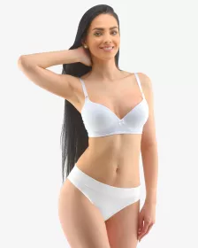 GINA dámské kalhotky bokové - brazilky, šité, jednobarevné Disco Solid 16158P