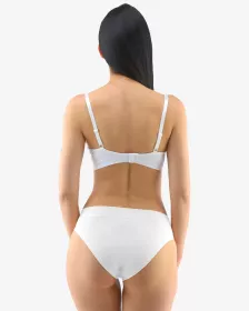 GINA dámské kalhotky bokové se širokým bokem, širší bok, šité, jednobarevné Disco Solid 16152P