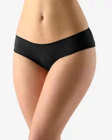 GINA dámské kalhotky francouzské, šité, bokové, s krajkou, jednobarevné La Femme 2 14113P