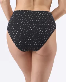 GINA dámské kalhotky klasické v nadměrných velikostech, nadměrné, šité, s potiskem 11091P