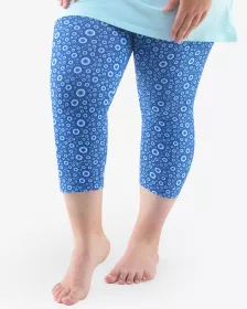 GINA dámské kalhoty 3/4 pyžamové dámské, 3/4 kalhoty, šité, bokové, s potiskem 19804P GINA dámské kalhoty 3/4 pyžamové dámské, 3/4 kalhoty, šité, bokové, s potiskem 19804P