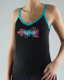 GINA dámské košilka, úzká ramínka, šité, s potiskem Disco V 18032P GINA dámské košilka, úzká ramínka, šité, s potiskem Disco V 18032P