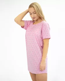 GINA dámské maxitriko dámské krátký rukáv, šité, s potiskem 19138P GINA dámské maxitriko dámské krátký rukáv, šité, s potiskem 19138P