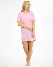 GINA dámské maxitriko dámské krátký rukáv, šité, s potiskem 19138P GINA dámské maxitriko dámské krátký rukáv, šité, s potiskem 19138P