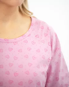 GINA dámské maxitriko dámské krátký rukáv, šité, s potiskem 19138P GINA dámské maxitriko dámské krátký rukáv, šité, s potiskem 19138P