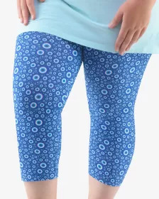 GINA dámské pyžamo 3/4 dámské, 3/4 kalhoty, šité, s potiskem Pyžama 2020 19104P