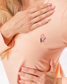 GINA dámské pyžamo dlouhé dámské, šité, s potiskem Pyžama 2025 19167P