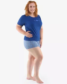 GINA dámské pyžamo krátké dámské, šité, s potiskem Pyžama 2020 19106P