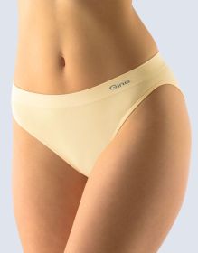 GINA dámské kalhotky klasické s úzkým bokem, úzký bok, bezešvé, jednobarevné MicroBavlna 00005P | bílá L/XL, bílá M/L, bílá S/M, černá L/XL, černá S/M, tělová L/XL, tělová M/L, tělová S/M