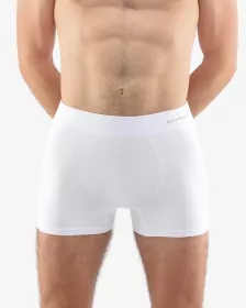 GINA pánské boxerky s delší nohavičkou, delší nohavička, bezešvé, jednobarevné Eco Bamboo 54005P EcoBamboo