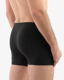 GINA pánské boxerky s delší nohavičkou, delší nohavička, bezešvé, jednobarevné Eco Bamboo 54005P EcoBamboo