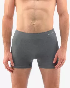 GINA pánské boxerky s delší nohavičkou, delší nohavička, bezešvé, jednobarevné Eco Bamboo 54005P EcoBamboo
