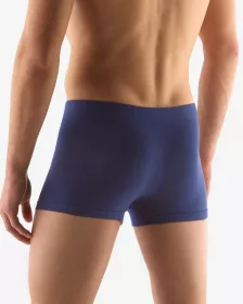 GINA pánské boxerky s kratší nohavičkou, kratší nohavička, bezešvé, jednobarevné MicroBavlna 53000P