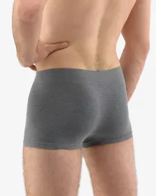 GINA pánské boxerky s kratší nohavičkou, kratší nohavička, bezešvé, jednobarevné Eco Bamboo 53005P EcoBamboo
