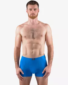 GINA pánské boxerky s kratší nohavičkou, kratší nohavička, šité, jednobarevné 73064P