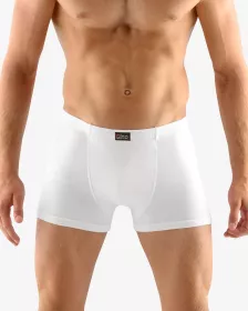 GINA pánské boxerky s kratší nohavičkou, kratší nohavička, šité, jednobarevné 73064P