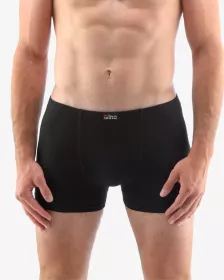 GINA pánské boxerky s kratší nohavičkou, kratší nohavička, šité, jednobarevné 73064P