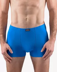 GINA pánské boxerky s kratší nohavičkou, kratší nohavička, šité, jednobarevné 73064P