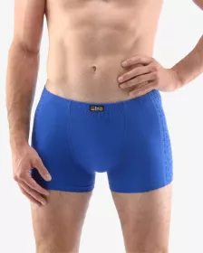 GINA pánské boxerky s kratší nohavičkou, kratší nohavička, šité, s potiskem 73117P
