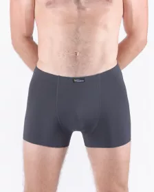 GINA pánské boxerky s kratší nohavičkou, kratší nohavička, šité, jednobarevné Eco Bamboo 73125P EcoBamboo