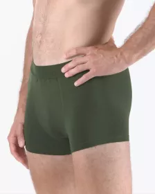 GINA pánské boxerky s kratší nohavičkou, kratší nohavička, šité, jednobarevné Eco Bamboo 73126P EcoBamboo