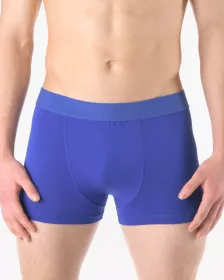 GINA pánské boxerky s kratší nohavičkou, kratší nohavička, šité, jednobarevné Eco Bamboo 73126P EcoBamboo