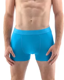 GINA pánské boxerky s kratší nohavičkou, kratší nohavička, šité, jednobarevné Eco Bamboo 73126P EcoBamboo