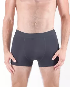 GINA pánské boxerky s kratší nohavičkou, kratší nohavička, šité, jednobarevné Eco Bamboo 73126P EcoBamboo