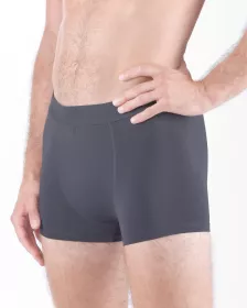 GINA pánské boxerky s kratší nohavičkou, kratší nohavička, šité, jednobarevné Eco Bamboo 73126P EcoBamboo