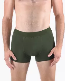 GINA pánské boxerky s kratší nohavičkou, kratší nohavička, šité, jednobarevné Eco Bamboo 73126P EcoBamboo