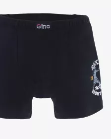 GINA dětské boxerky s delší nohavičkou chlapecké, delší nohavička, šité, s potiskem 64006P