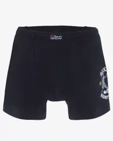GINA dětské boxerky s delší nohavičkou chlapecké, delší nohavička, šité, s potiskem 64006P