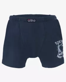 GINA dětské boxerky s delší nohavičkou chlapecké, delší nohavička, šité, s potiskem 64006P